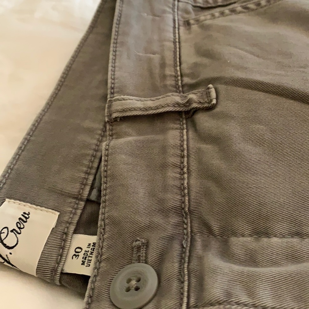 J Crew Vintage Straight Pant Stretch Chino Size 30